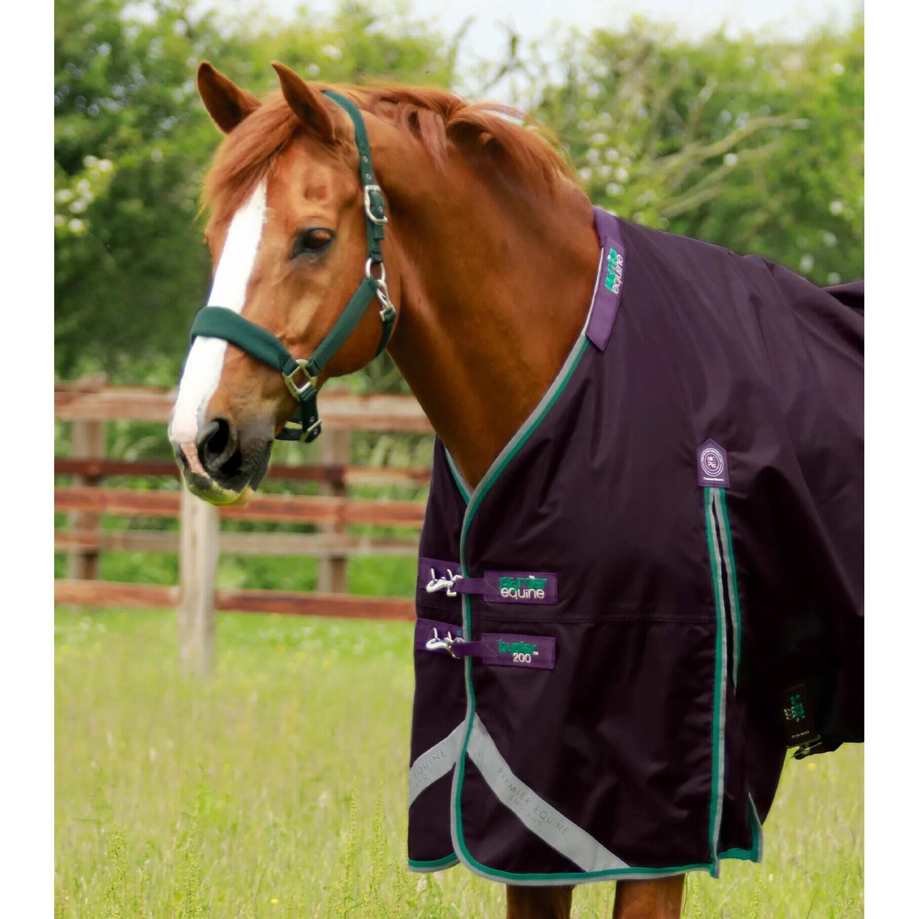 Couverture d'extérieur imperméable pour cheval avec couvre-cou Premier Equine Bu 2/5