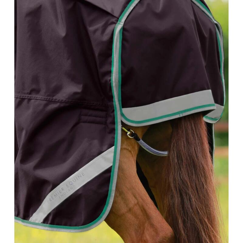 Couverture d'extérieur imperméable pour cheval avec couvre-cou Premier Equine Bu