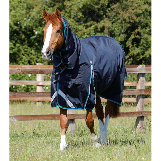 Couverture d'extérieur imperméable pour cheval avec couvre-cou Premier Equine B
