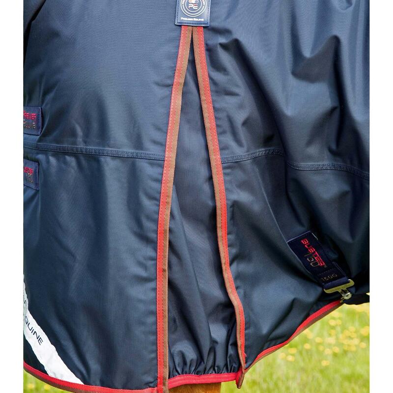 Couverture d'extérieur imperméable pour cheval avec couvre-cou Premier Equine Bu