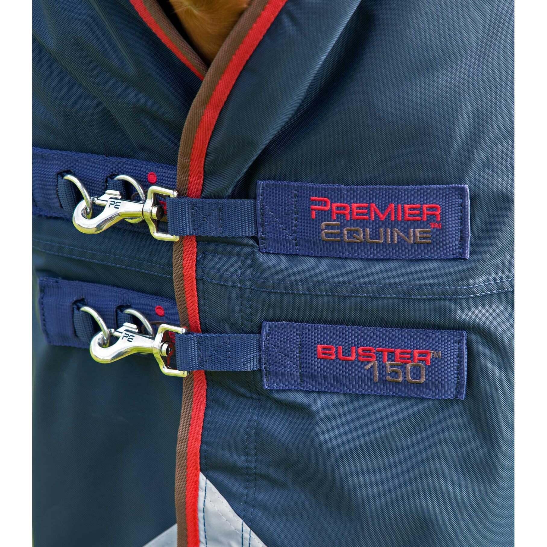 Wasserdichte Outdoor-Decke für Pferde mit Halsabdeckung Premier Equine Buster 15 3/5