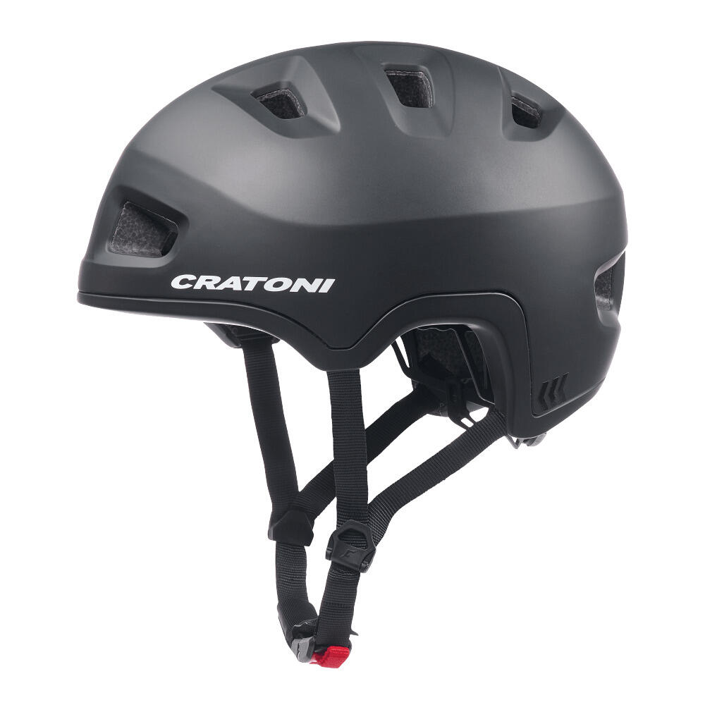 City - Kask rowerowy C-Root czarny matowy