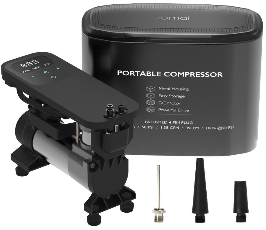 Compresor Auto Xiaomi 70Mai Midrive TP01, 7 bar, 39 l/min, 12V