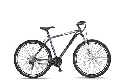 Mountainbike 27,5 inch mirage, grijs-wit