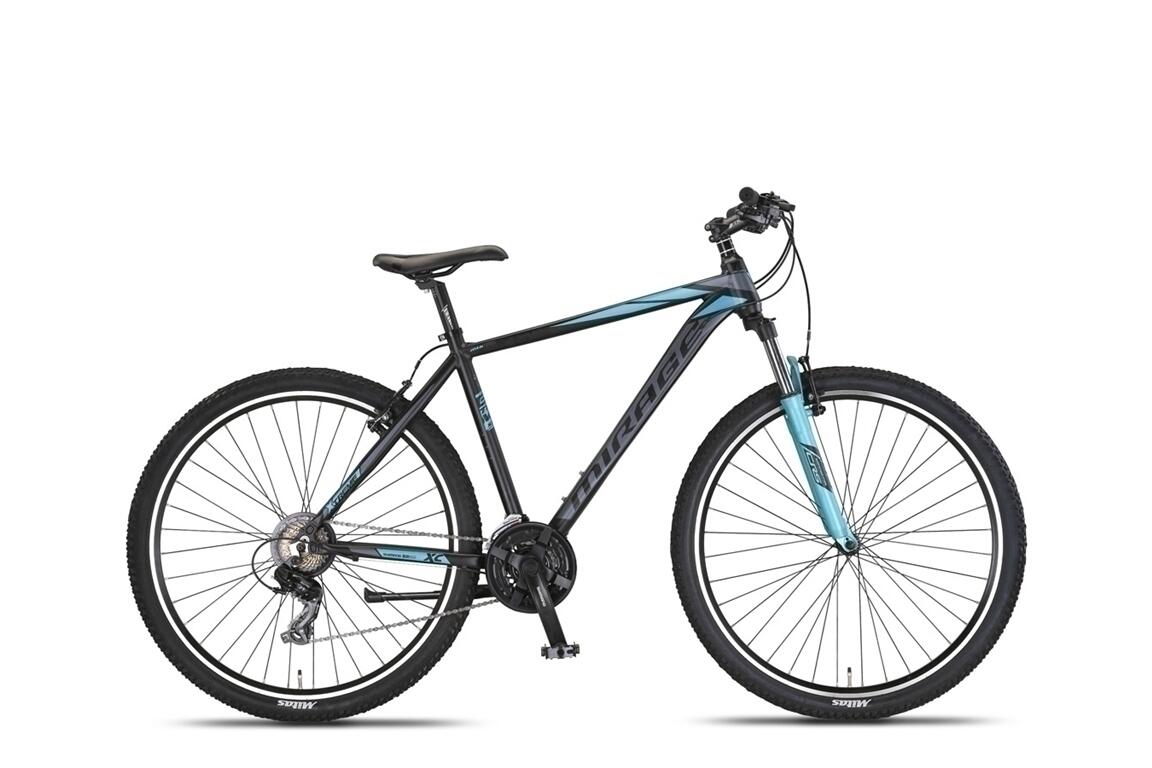 Mountainbike 27,5 Zoll  MIRAGE, schwarz-türkis 1/2