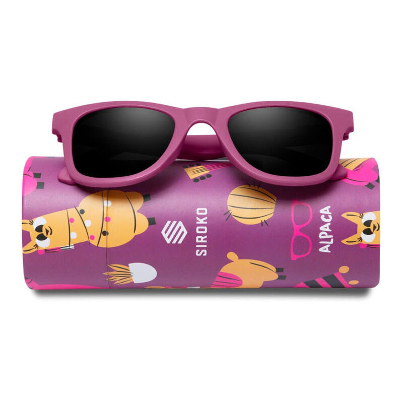 Gafas de sol para niños surf Niños y Niñas Alpaca Kids SIROKO Negro