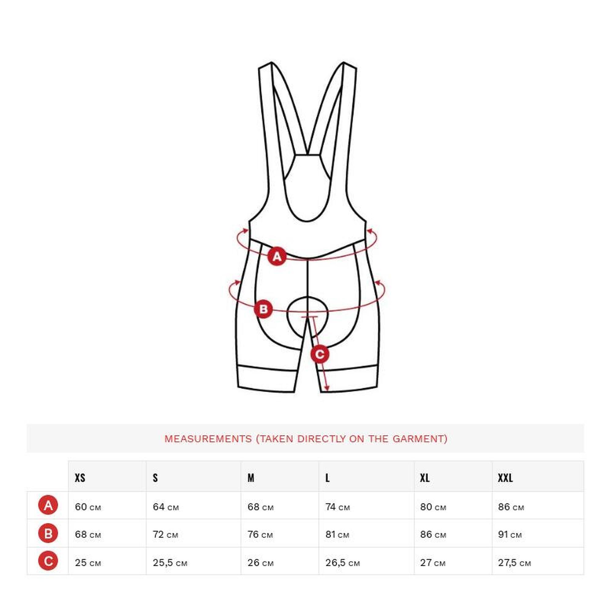 Herren Radsport kurze fahrradträgerhose für Flandrien SIROKO Schwarz