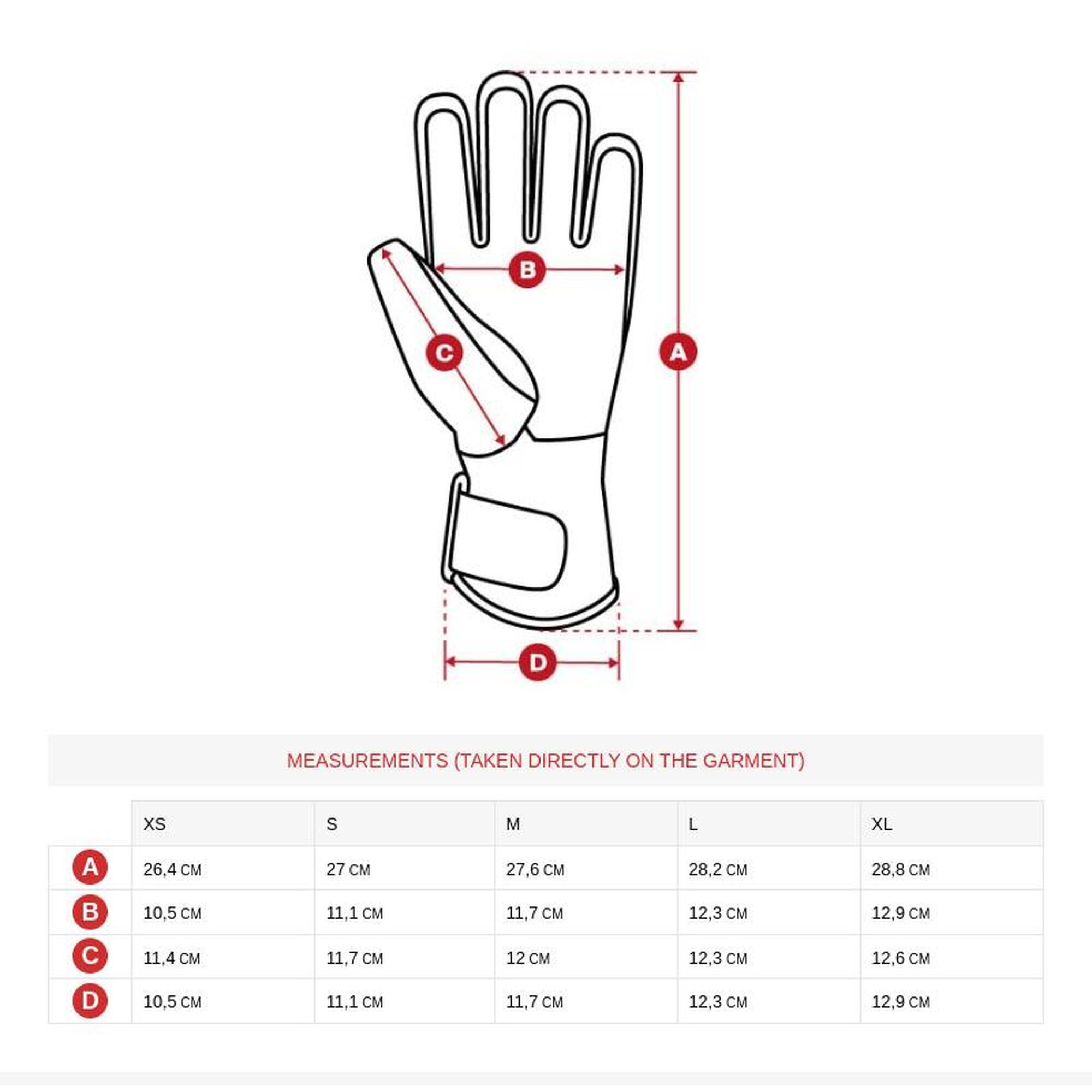 Guantes térmicos esquí y nieve SIROKO Voss Grape Negro Hombre y Mujer