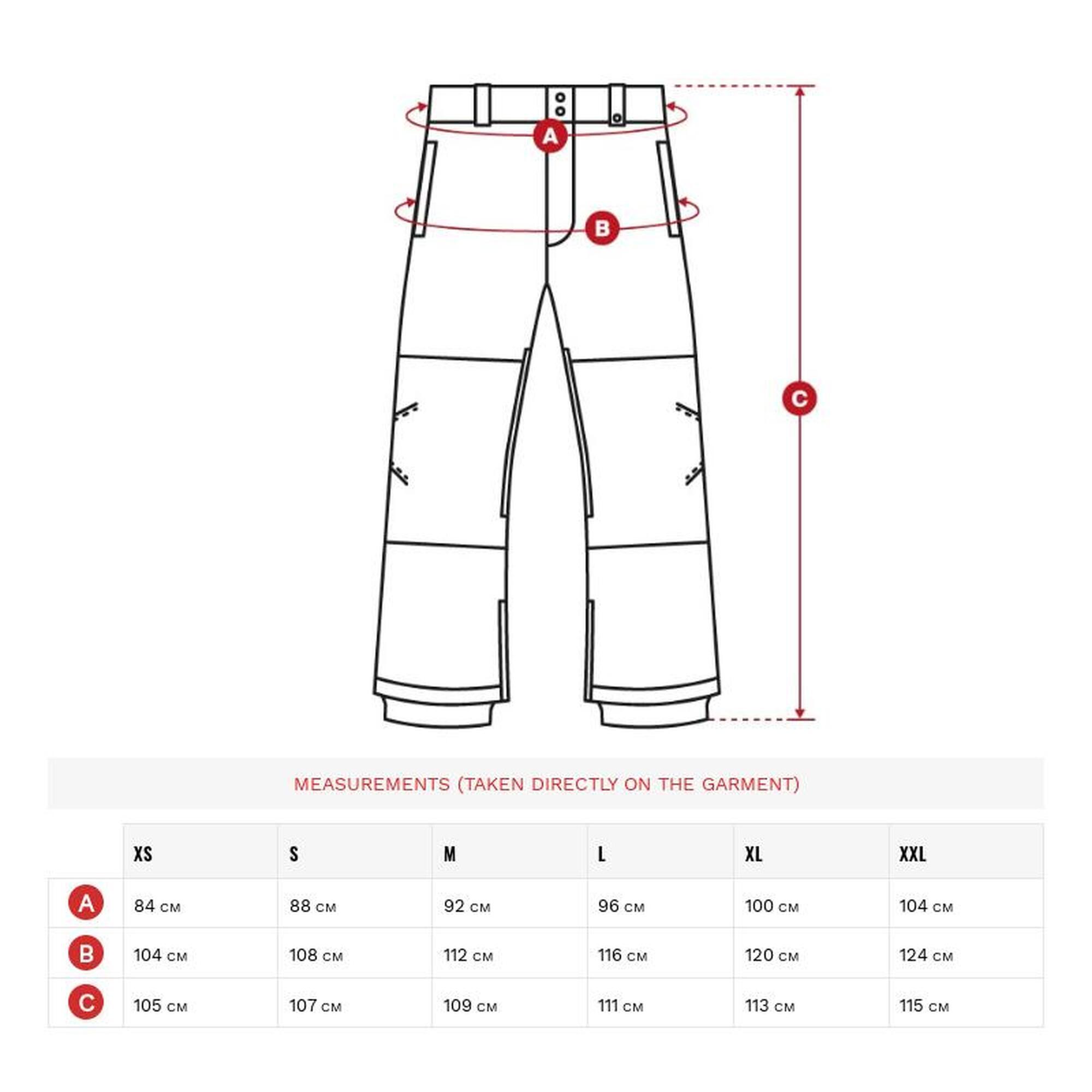 Broek Wintersport SIROKO Sundance Kauwgom Roze Heren