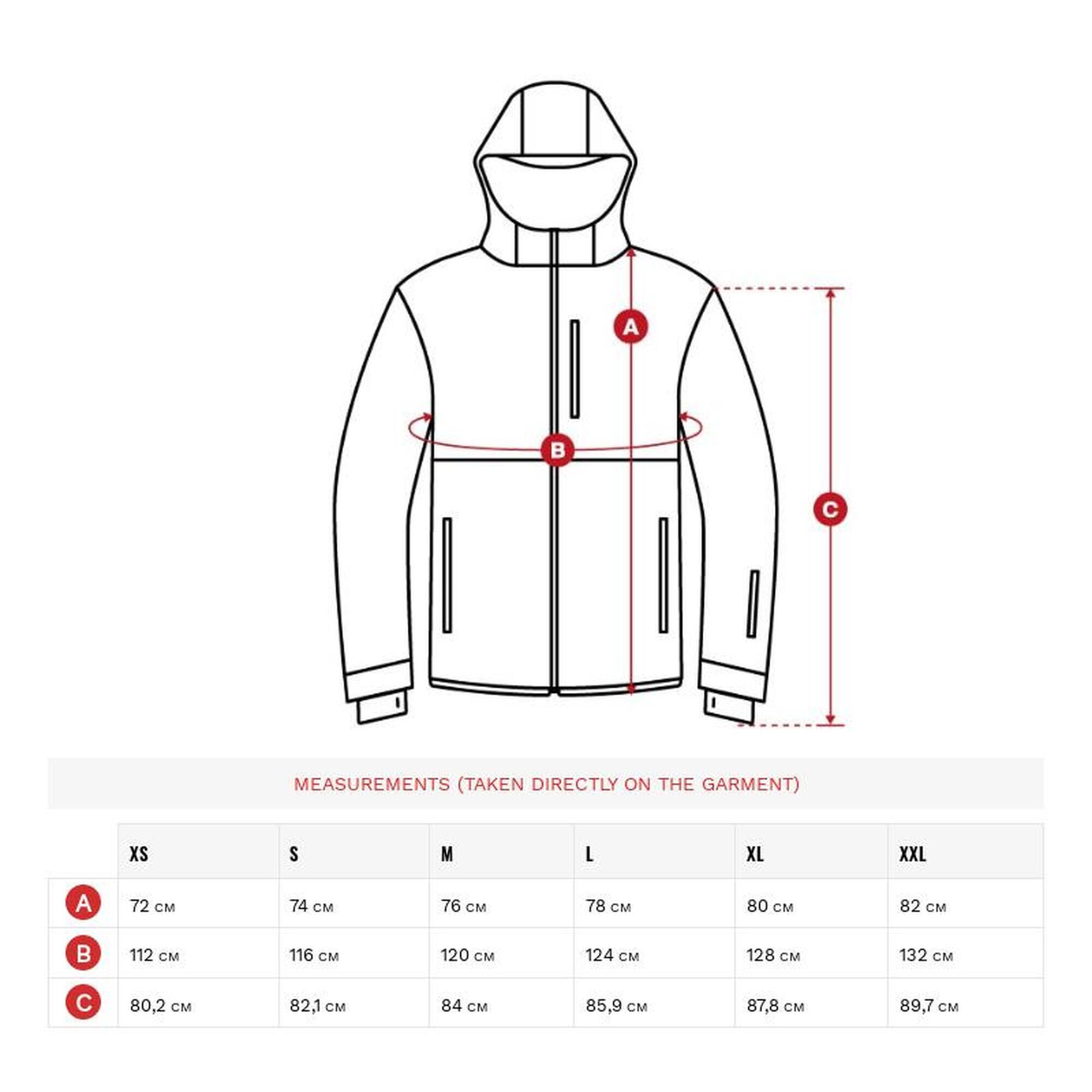 Jas Wintersport SIROKO W2 Beluga Staalblauw Heren