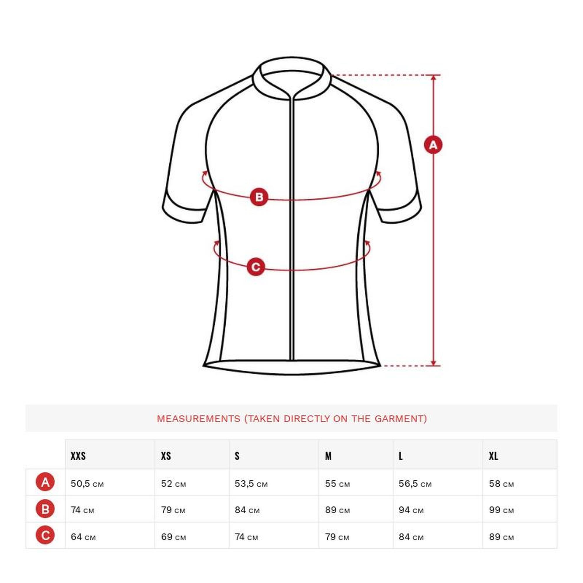 Kurzärmeliges Trikot Radsport SIROKO M2 Angles Gelb Damen