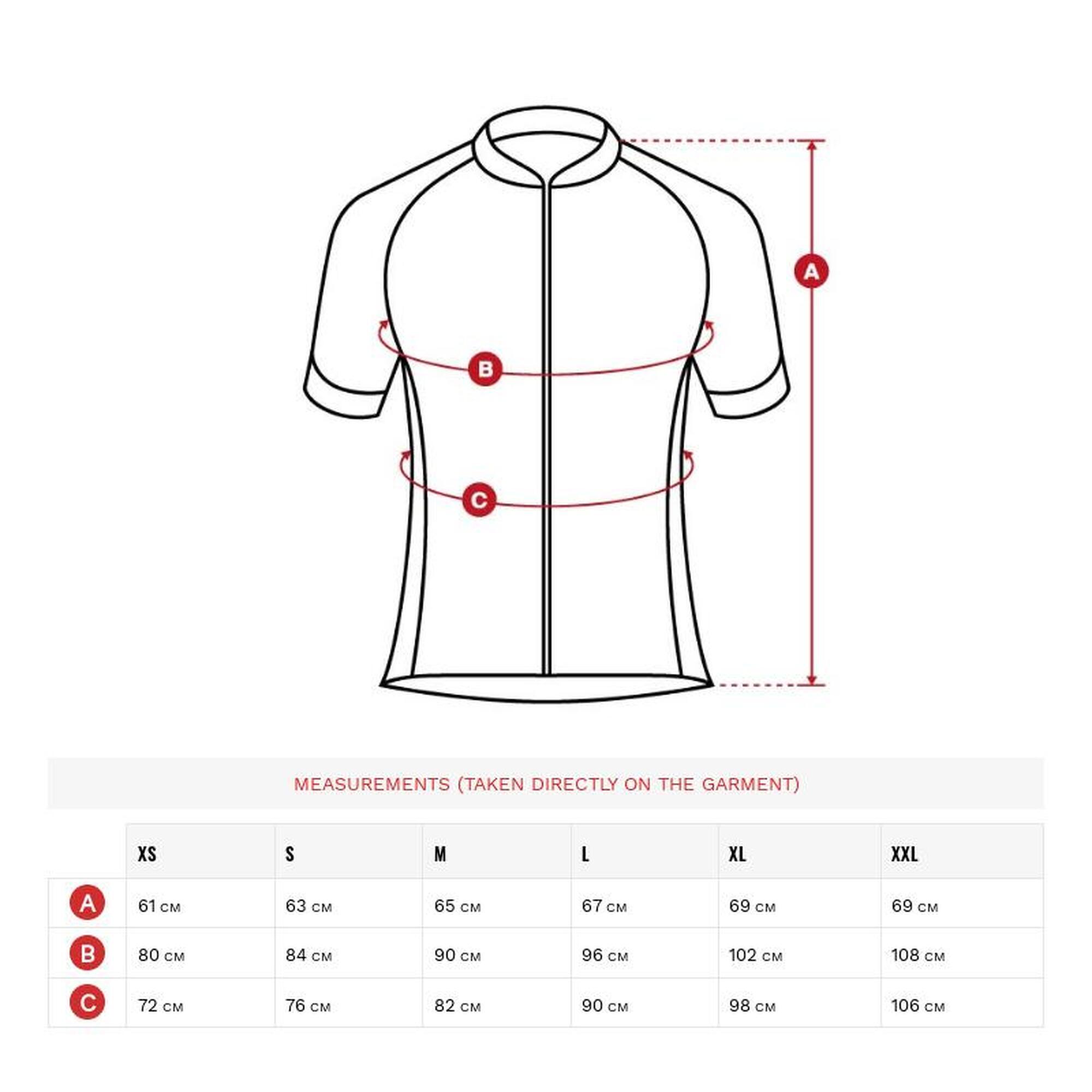 Maglia da ciclismo ultraleggera da uomo SRX PRO Climb SIROKO Grigio Perla