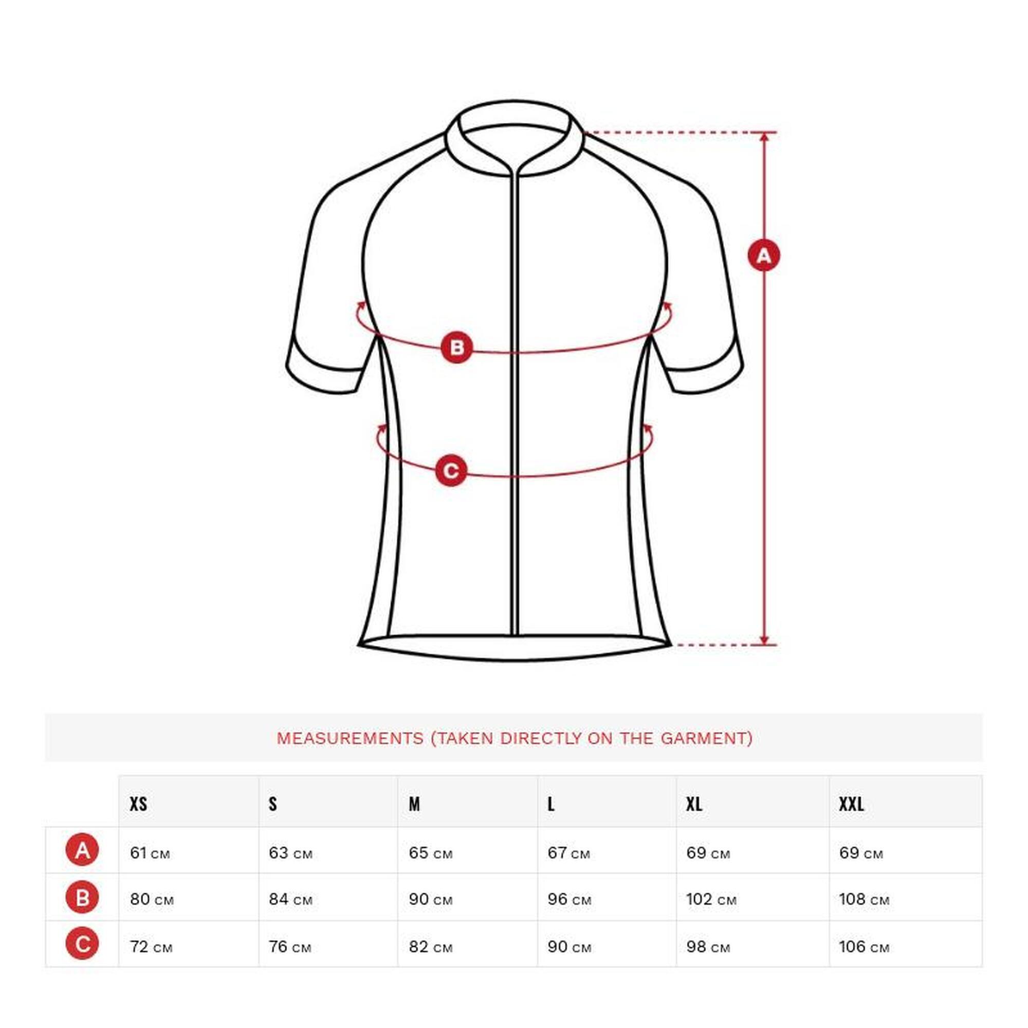 Mężczyzna Kolarstwo Męska ultralekka koszulka rowerowa SRX PRO Altea Soczysty