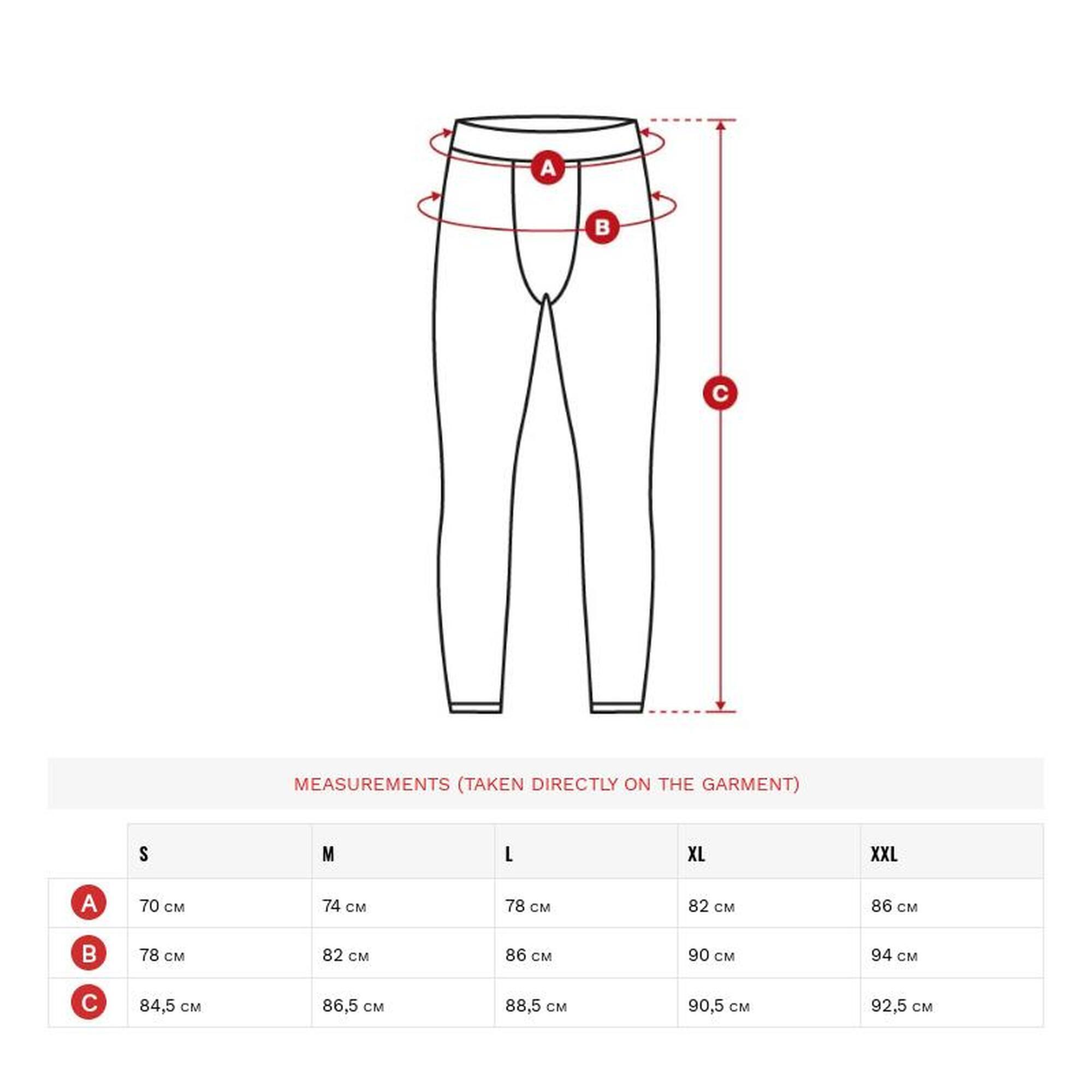 Pantaloni intimi termici da uomo Sport invernali Bansko SIROKO Grigio