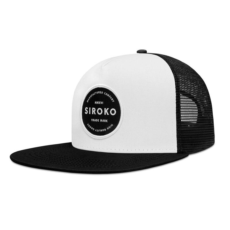 Heren en Dames Accessoires Unisex trucker pet Zarautz SIROKO Zwart