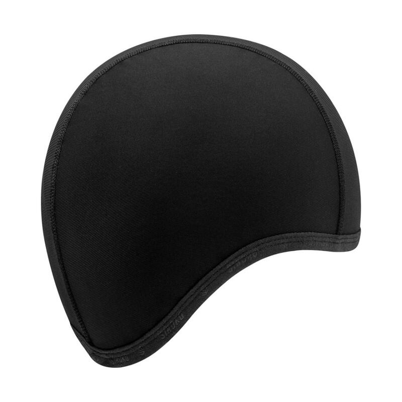 Herren und Damen Radsport thermo-unterhelmmütze für den Essential Cap Schwarz