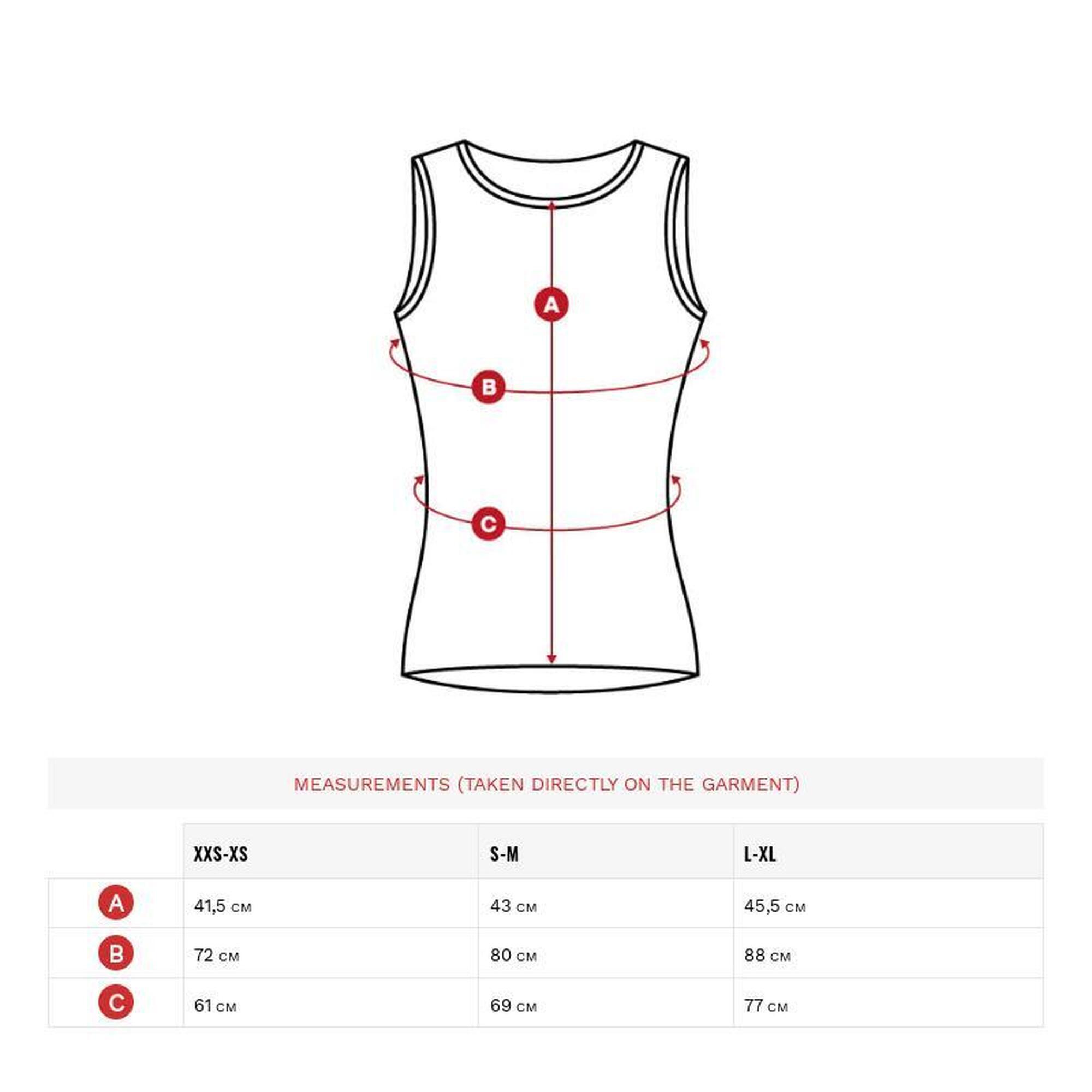 Maglia intima tecnica ciclismo da donna Amazonas SIROKO Bianco