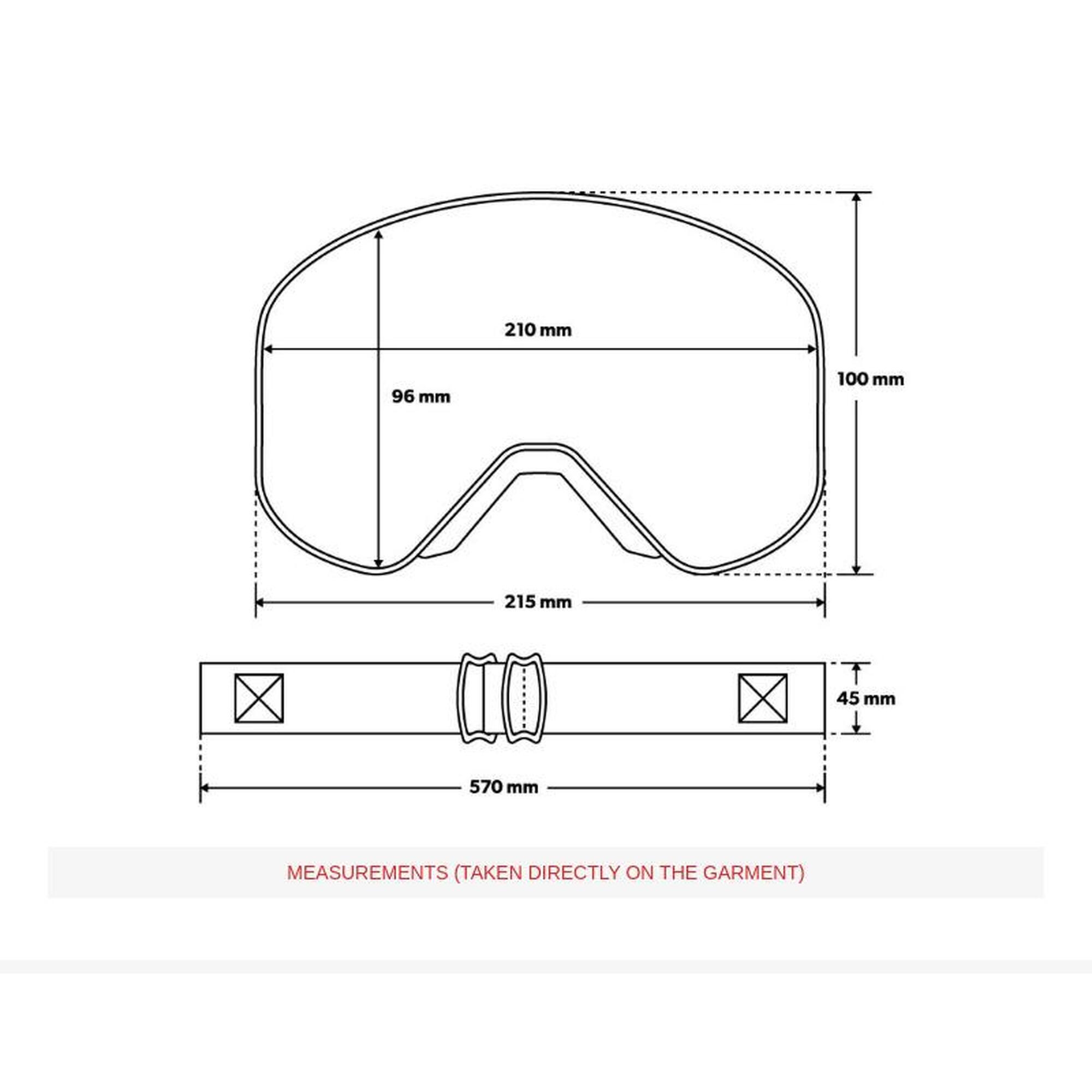 Herren und Damen Wintersport Brille mit Zeiss Brillenglas GX Ultimate Cliff SIRO