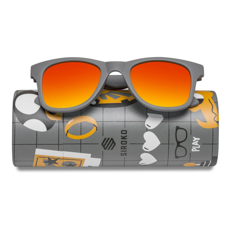 Gafas de sol para niños surf Niños y Niñas Play Kids SIROKO Gris