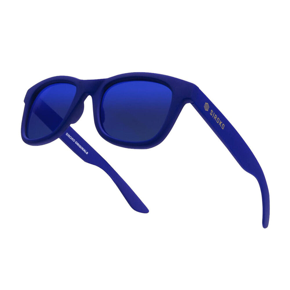 Gafas de sol originals surf Hombre y Mujer Pili y Evaristo SIROKO Azul Decathlon