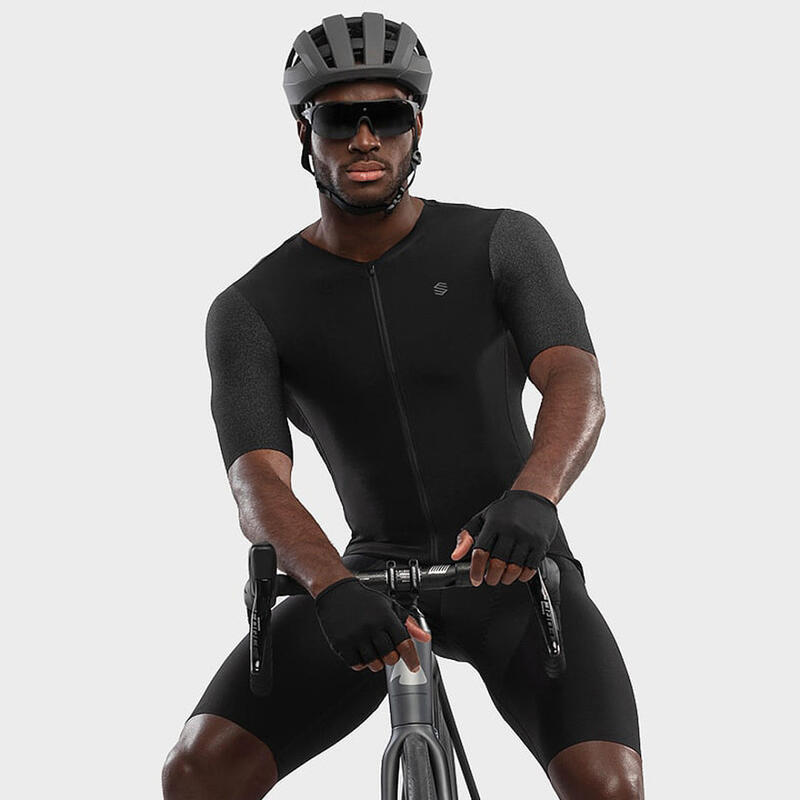 Maillot manga corta ultraligero ciclismo SIROKO SRX PRO Ultra Race Negro Hombre