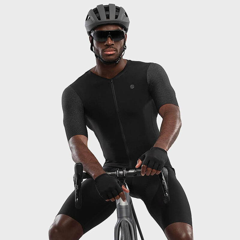 Maillot vélo ultraléger homme Cyclisme SRX PRO Ultra Race Noir