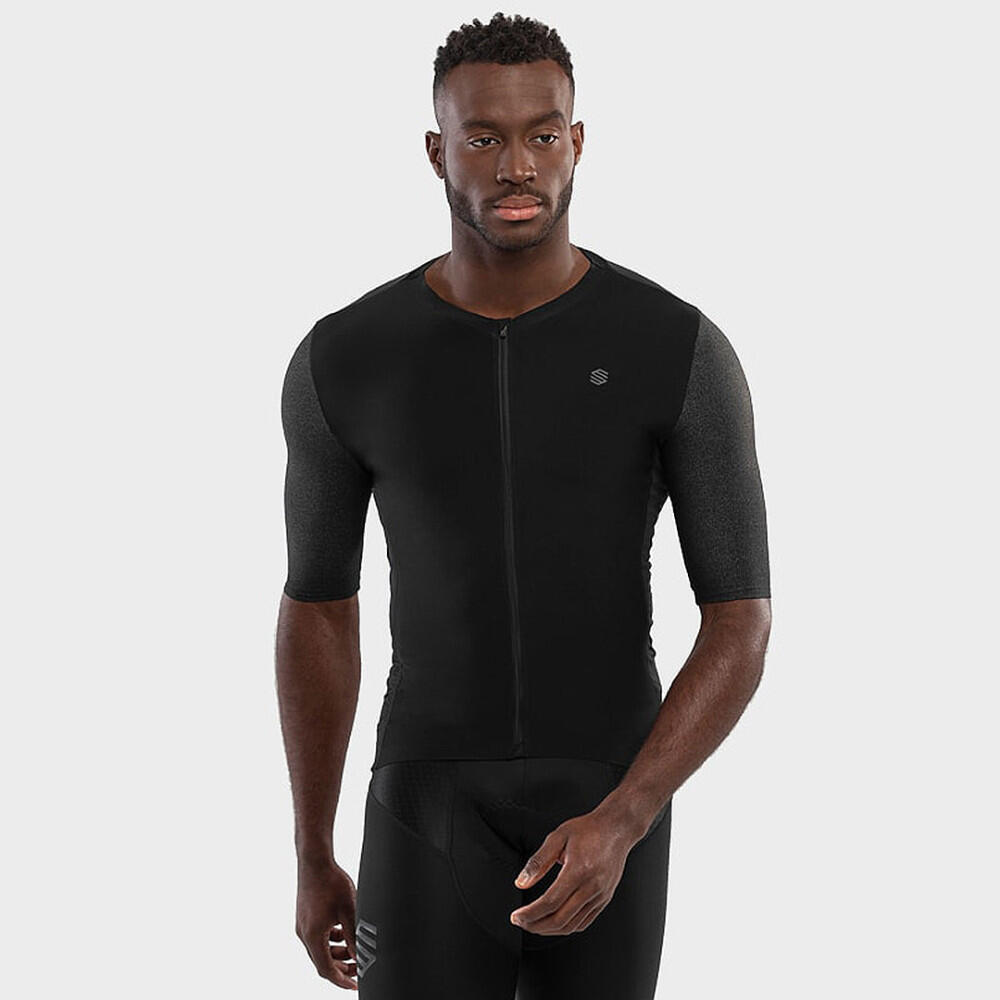 Maillot negro ciclismo hot sale