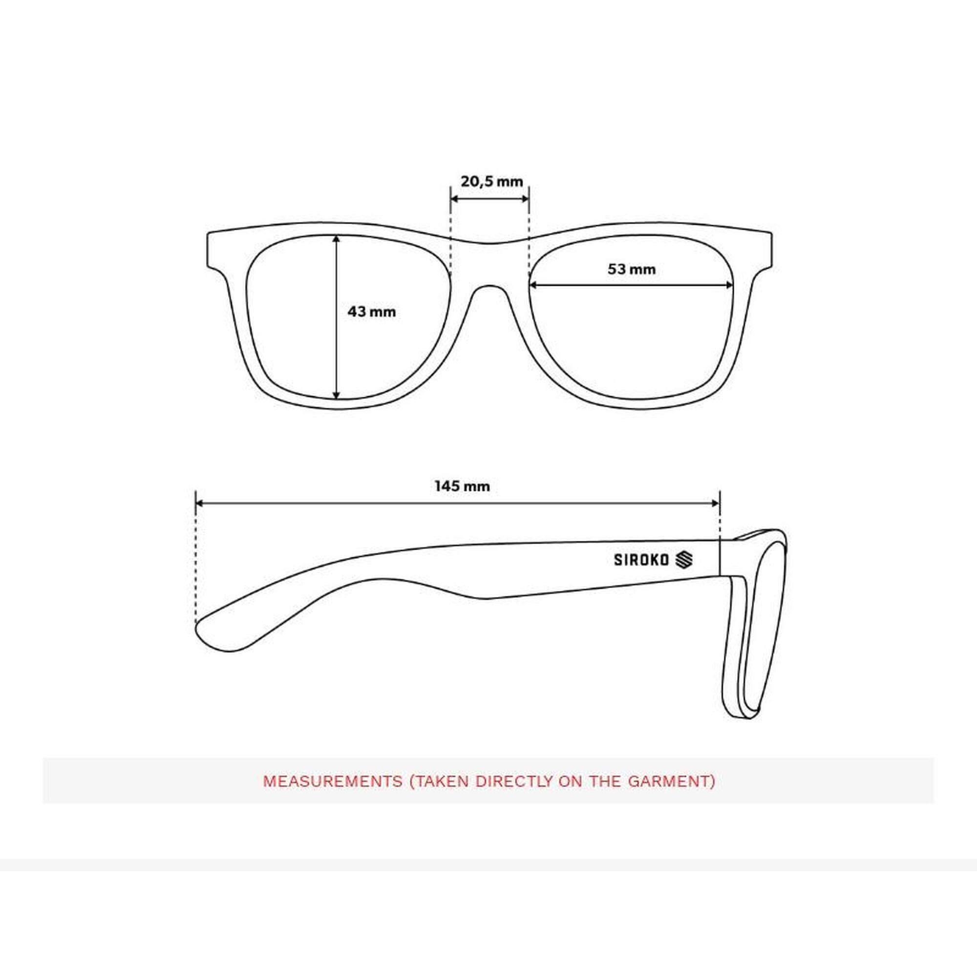 Recyklované acetátové brýle Miami Mauve