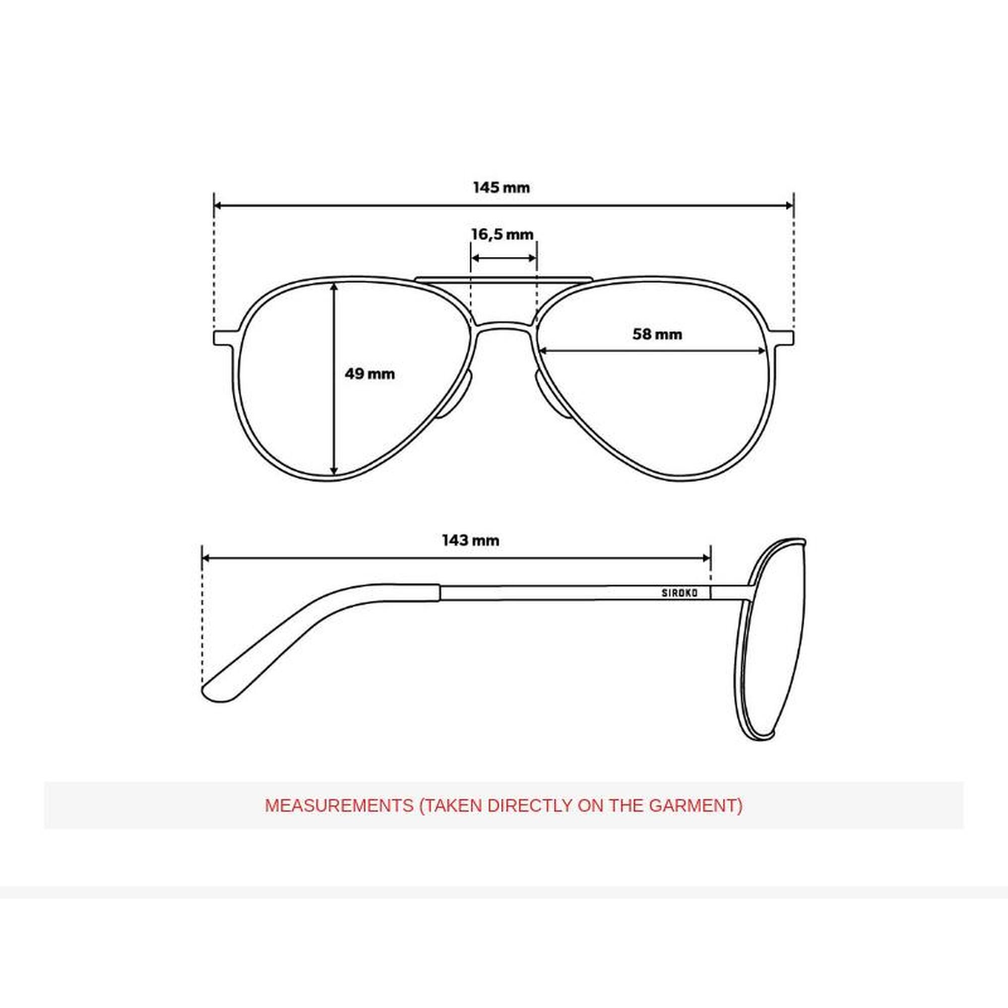 Gafas de sol acetato aviador surf Hombre y Mujer Navigli SIROKO Negro