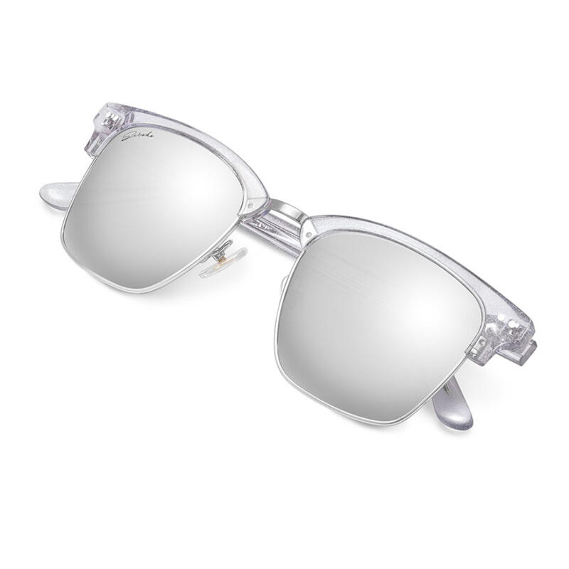 Herren und Damen Surf Modesonnenbrille aus Edelstahl Skyline SIROKO Weiß