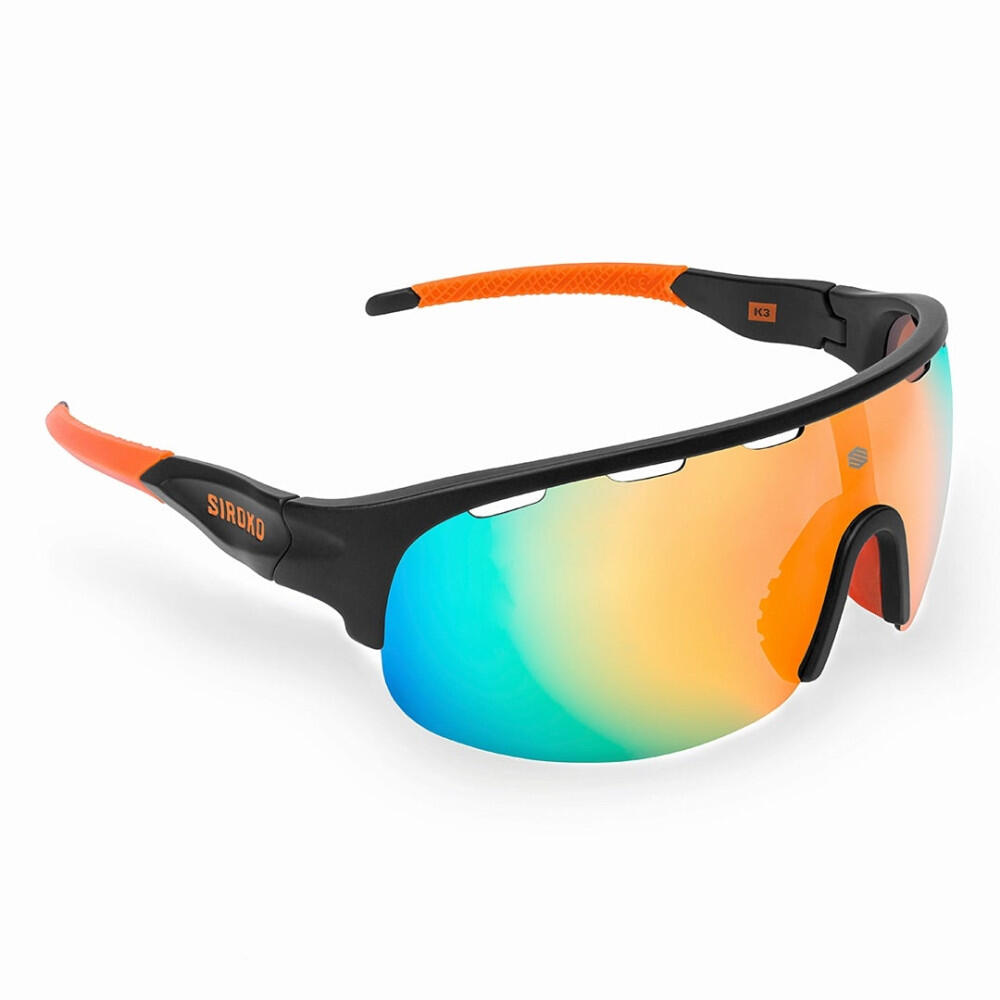 NVOQILIN Fahrradbrille - UV400 Schutz Mit Verstellbarem Nasenpolster