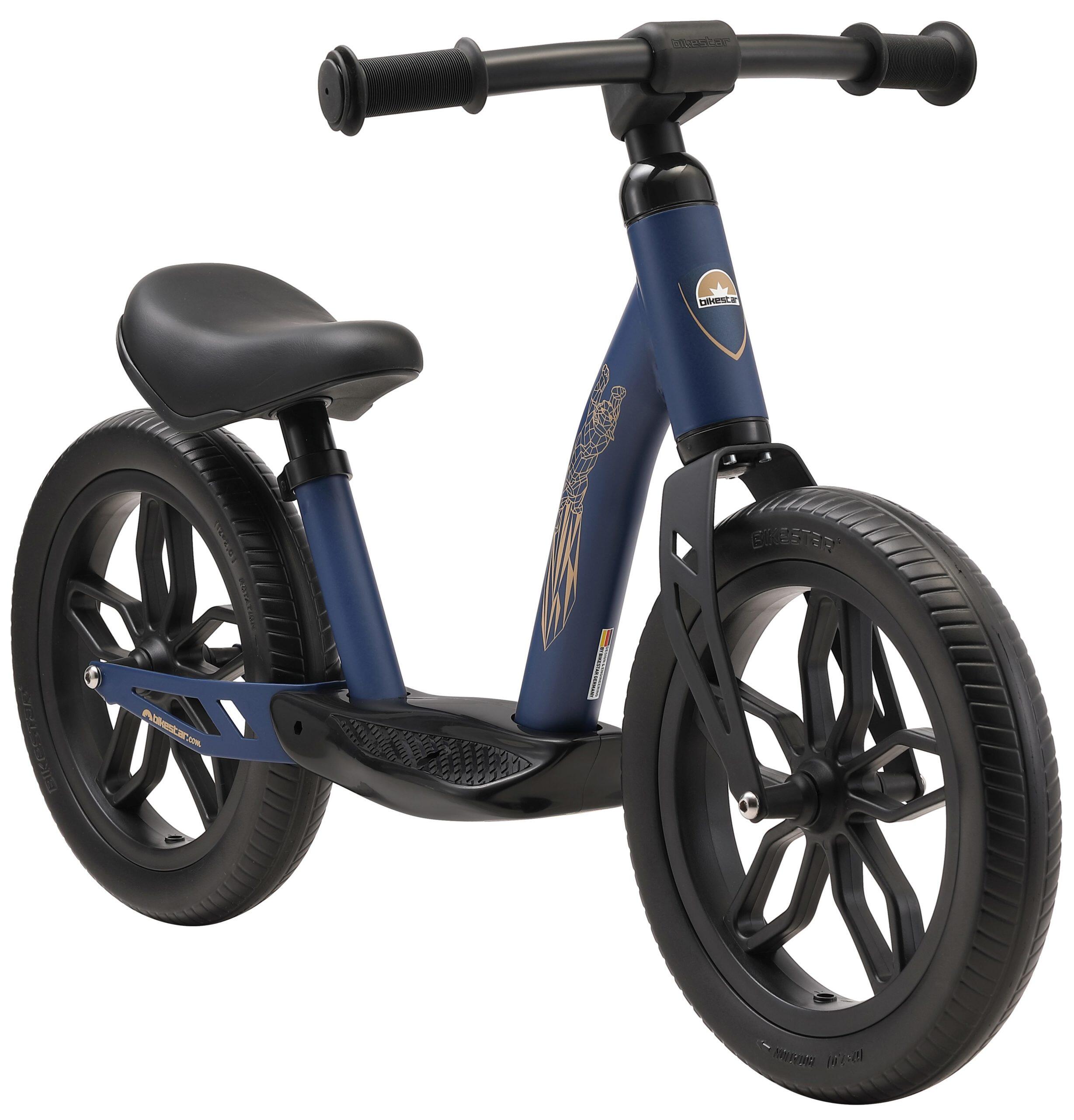 BIKESTAR Bikestar, Exo Classic loopfiets, 12 inch, extra light, donkerblauw