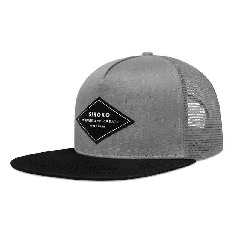 Herren und Damen sport.accessories Unisex-Trucker-Cap Southbank SIROKO Grau