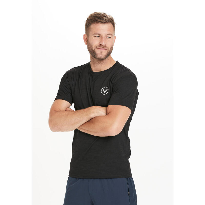 T-Shirt Joker M Short Sleeve Tee Fitness/Gym Herren Black Atmungsaktiv VIRTUS
