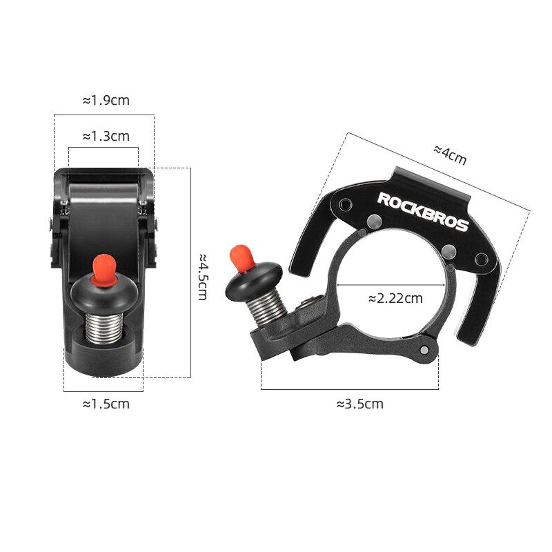 Dzwonek rowerowy aluminiowy Rockbros Big Ring RD 5/6