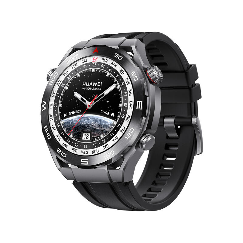 Smartwatch Huawei Watch Ultimate cu GPS și sticlă de safir