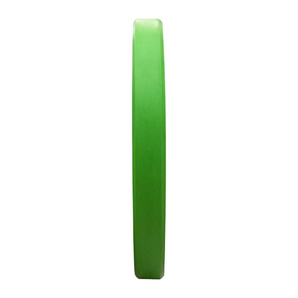 Olympische Hantelscheibe 50 mm Bumper Platte - 10 kg - Grün 3/7