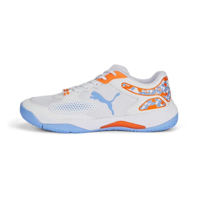 Solarcourt RCT padelschoenen PUMA White Black Team Light Blue