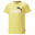 Essentials+ T-shirt met tweekleurig logo voor jongeren PUMA Mustard Seed Yellow