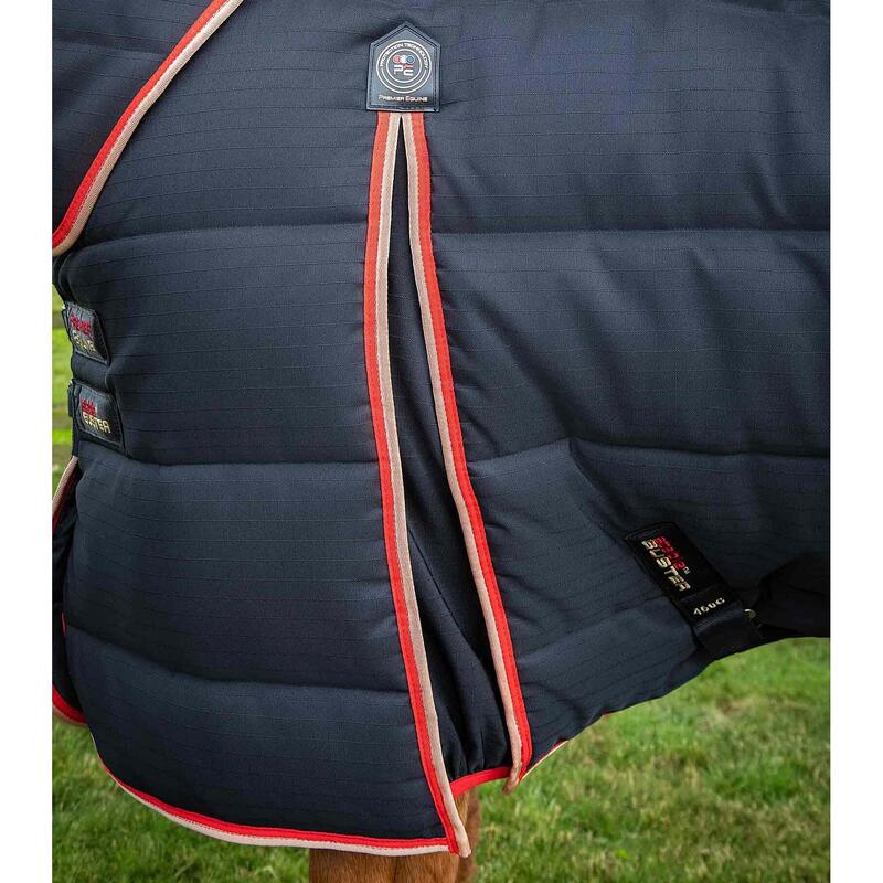 Coperta da scuderia per cavalli con copricollo Premier Equine Stable Buster 450