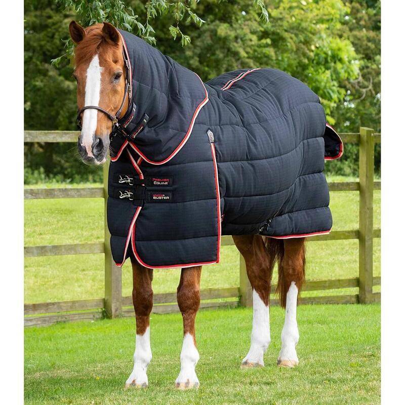 Coperta da scuderia per cavalli con copricollo Premier Equine Stable Buster 450