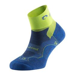 Calcetines Distance azul royal pistacho running Unisex Azul LURBEL