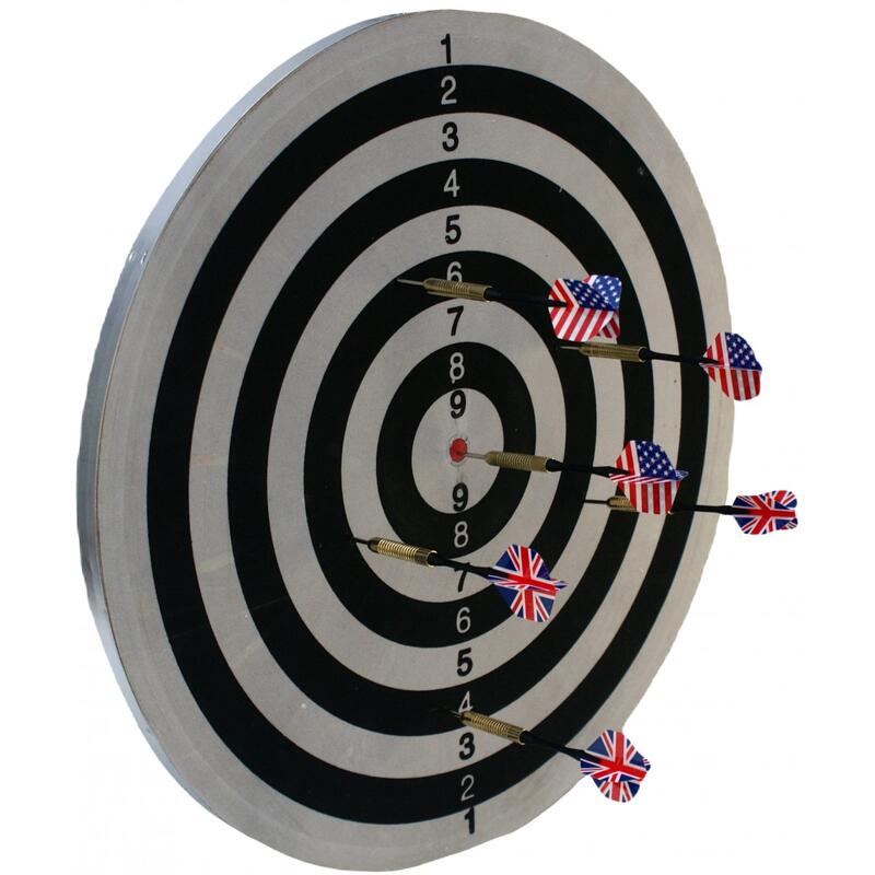 Kartonowa tarcza do gry w darta Enero 45 cm + 6 rzutek