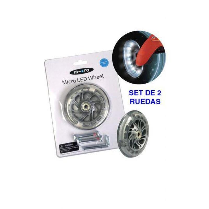 Ruedas Led para Patinete Mini Micro 120mm