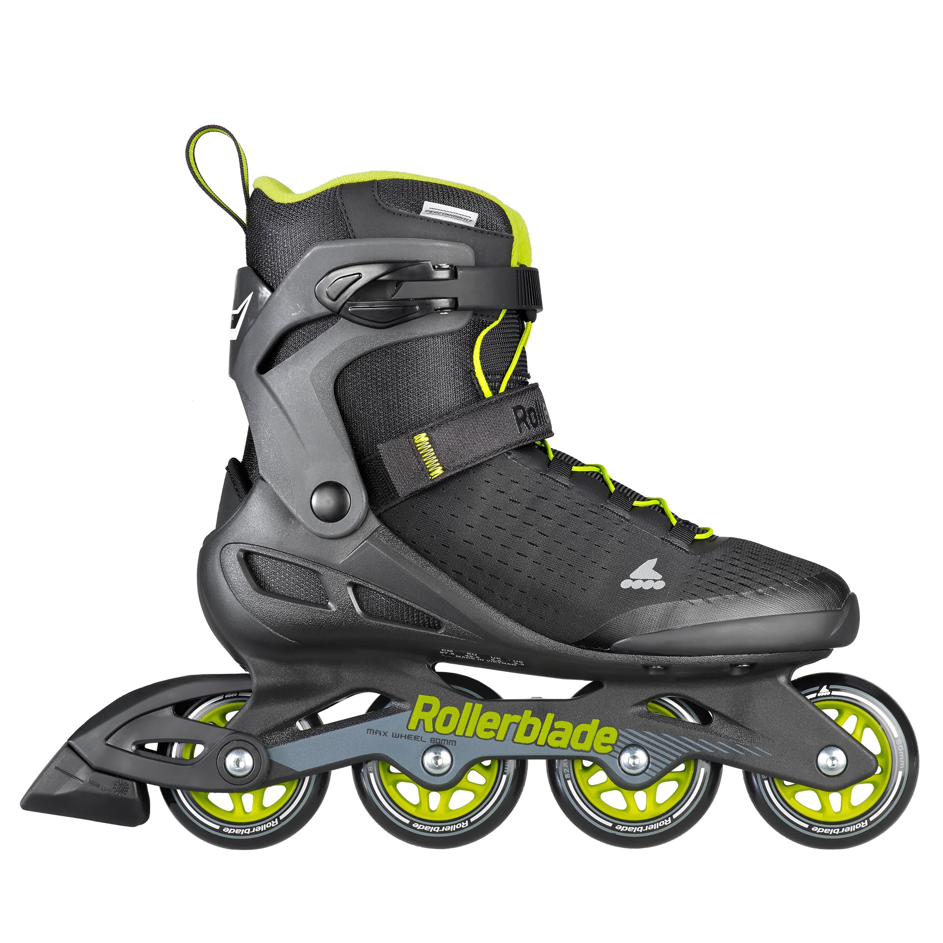 ROLLERBLADE ZETRABLADE ELITE, NERO/LIME, 43 3/5