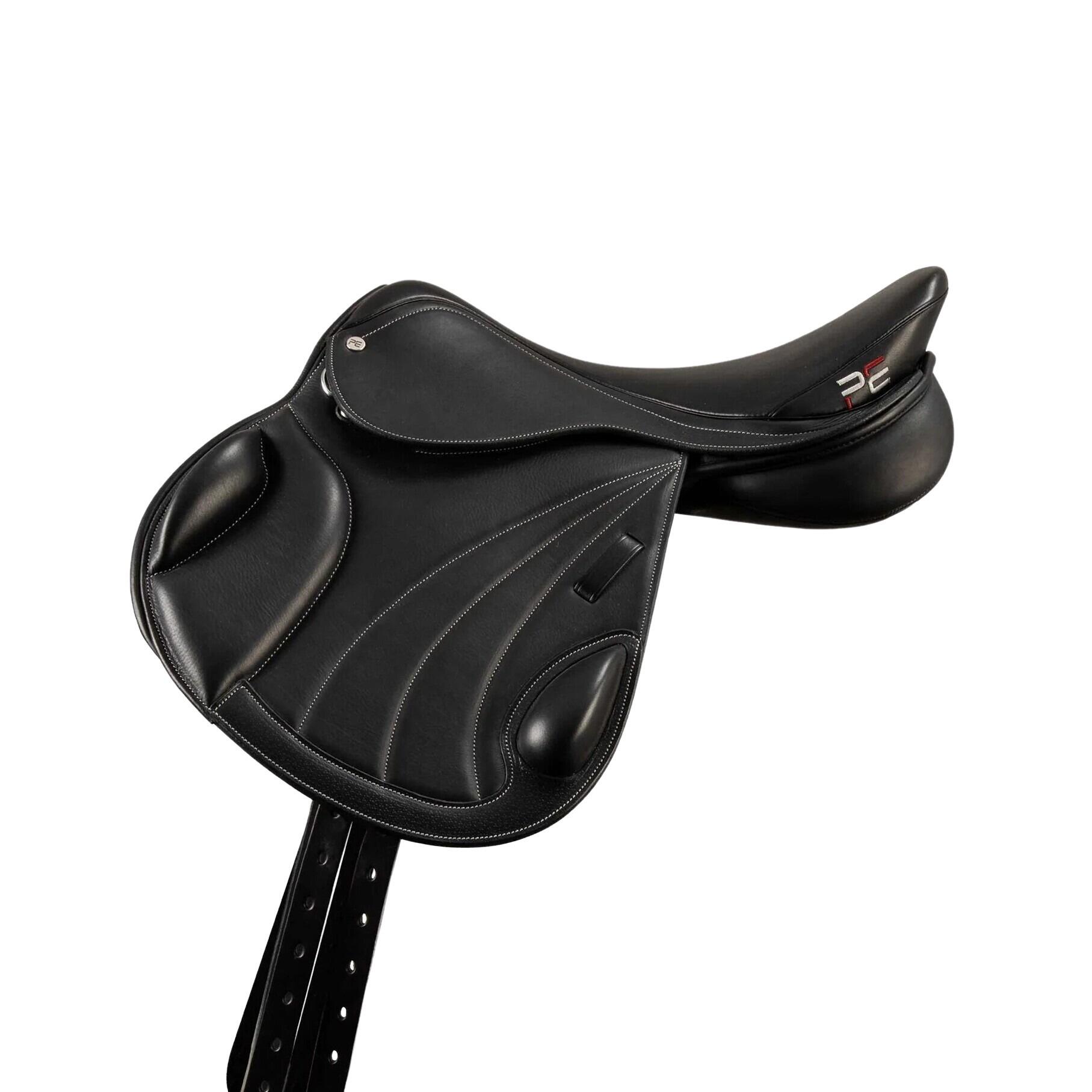 Cross-country single-quarter leather saddle Premier Equine Deauville