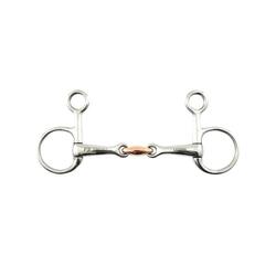 Mors baucher pour cheval avec lozange en cuivre Premier Equine Hanging