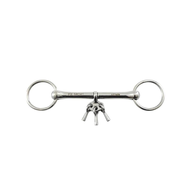2-rings paardenbit met sleutels Premier Equine