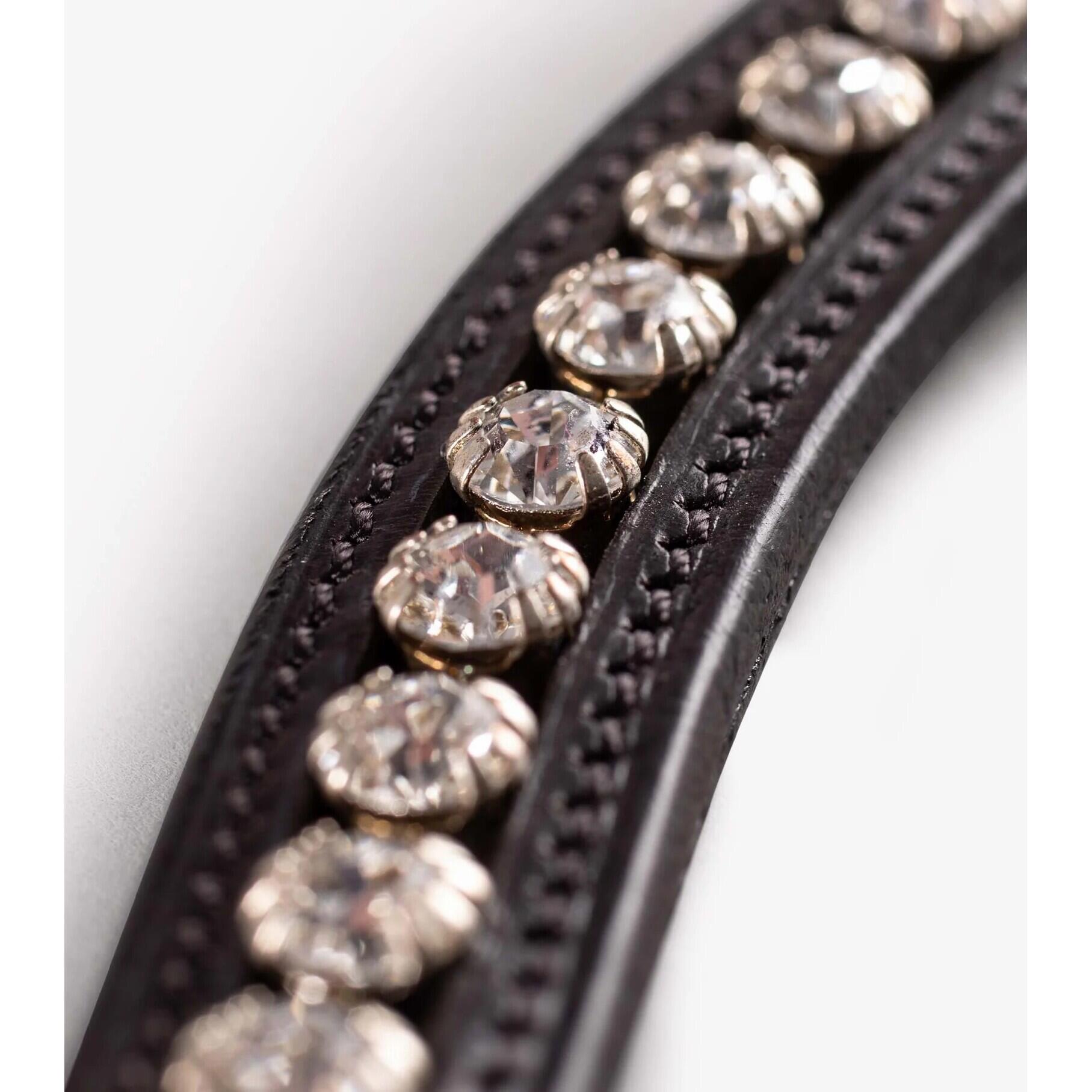 Frontal pour cheval strass Premier Equine Bellissima 3/4