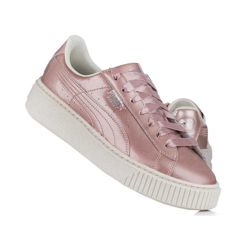 Buty damskie do chodzenia Puma BASKET PLATFORM METAL